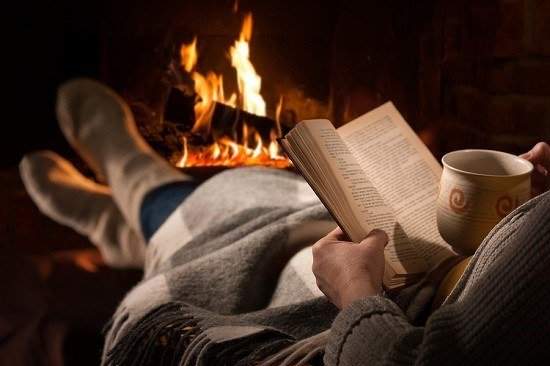 How to Beat the Winter Blues Away - Reading a Good Book