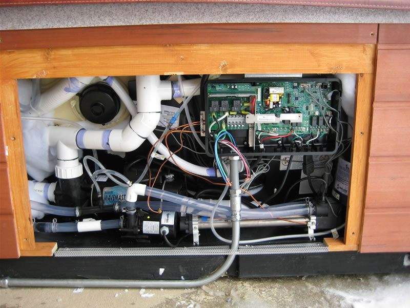 Equipment and Control Area of your Hot Tub