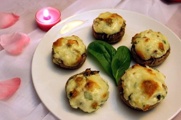 Appetizer: Easy Stuffed Mushrooms