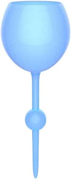 The Beach Glass- Floating Acrylic Wine Glass