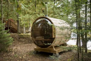 Panoramic Sauna leisurecraft saunas