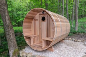 barrel sauna