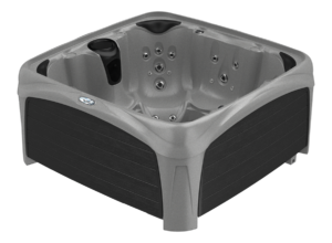 740S mystic d black hot tub