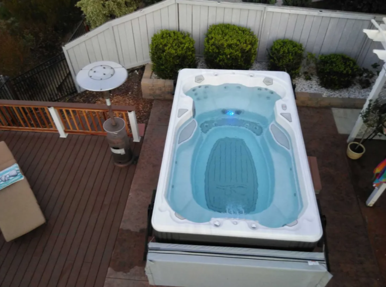 swimlife swim spa arial view