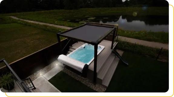 Animated Outdoor Hot Tub