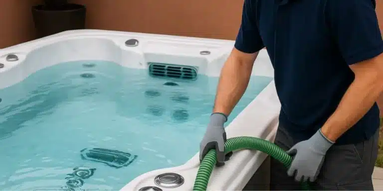spa draining